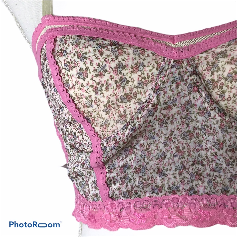 Kimchi blue UO floral sheer corset bralette - Picture 4 of 9